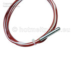 PT100 Temperatuur Sensor  D 3/16   x L 1.25    L 1.5m Draden