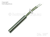 D 3/8   x L 2.25   - 250W x 240V  Cartouche Chauffante