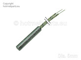 D 6.0mm x L 30mm - 100W x 240V  Verwarmingselement
