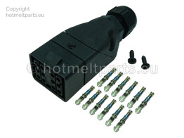 Ni120-12S Cable Connector Assy  90/180  x PG11  f 