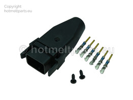 Ni120-6P Cable Connector Assy  180  x PG11  f 