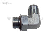 HM Fitting 90  with O-ring  M1-1/16-12 JIC x M1-1/16-12 UNF