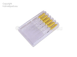 Boite de 6 Aiguilles pour Buses D   020   - 0.50mm  Jaune
